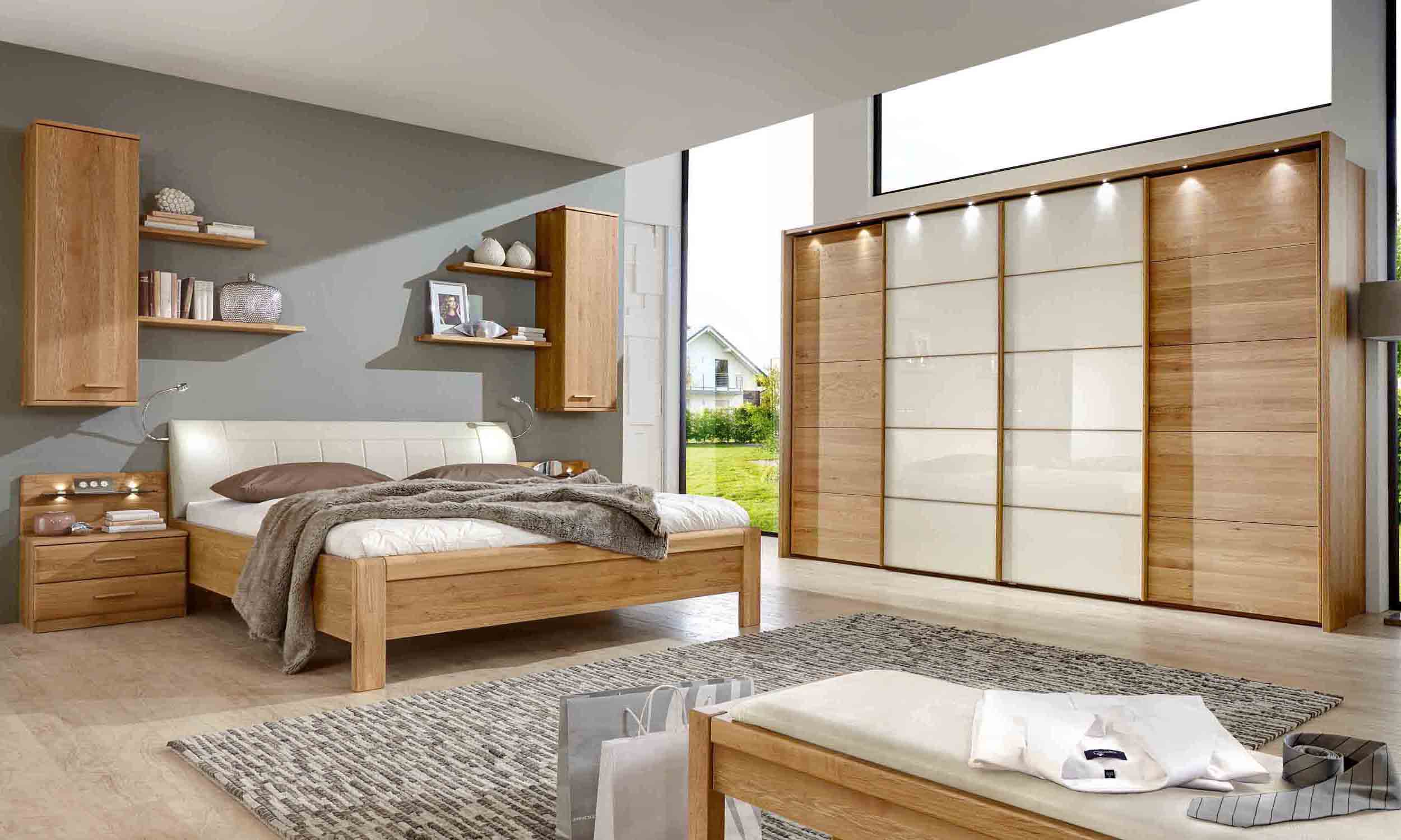Schlafzimmer Toledo mit Schwebetüren Höhe 236 Wiemann cm | Massiva